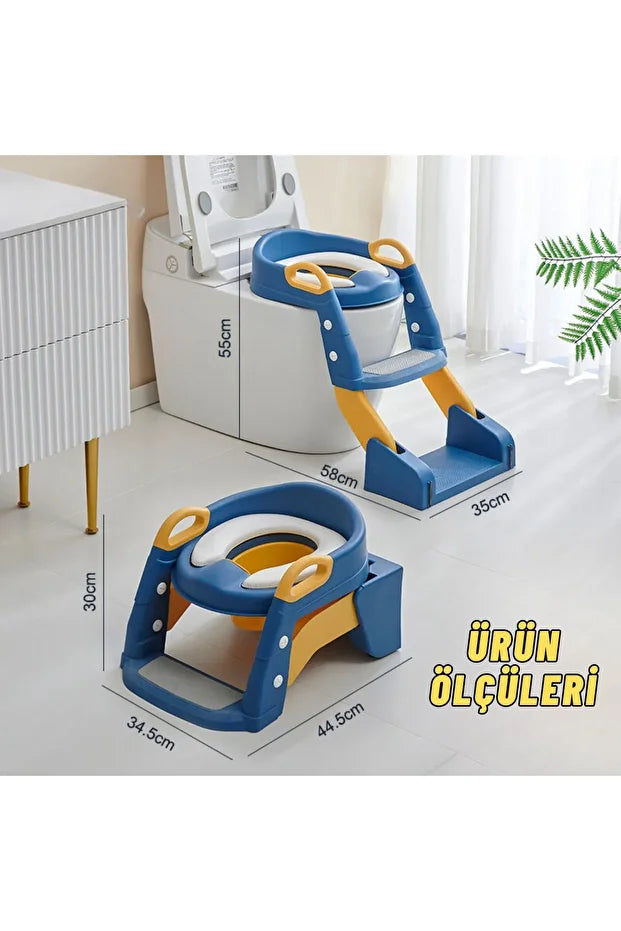 PottyBuddy Çocuklar İçin Ayaklı Klozet merdiveni