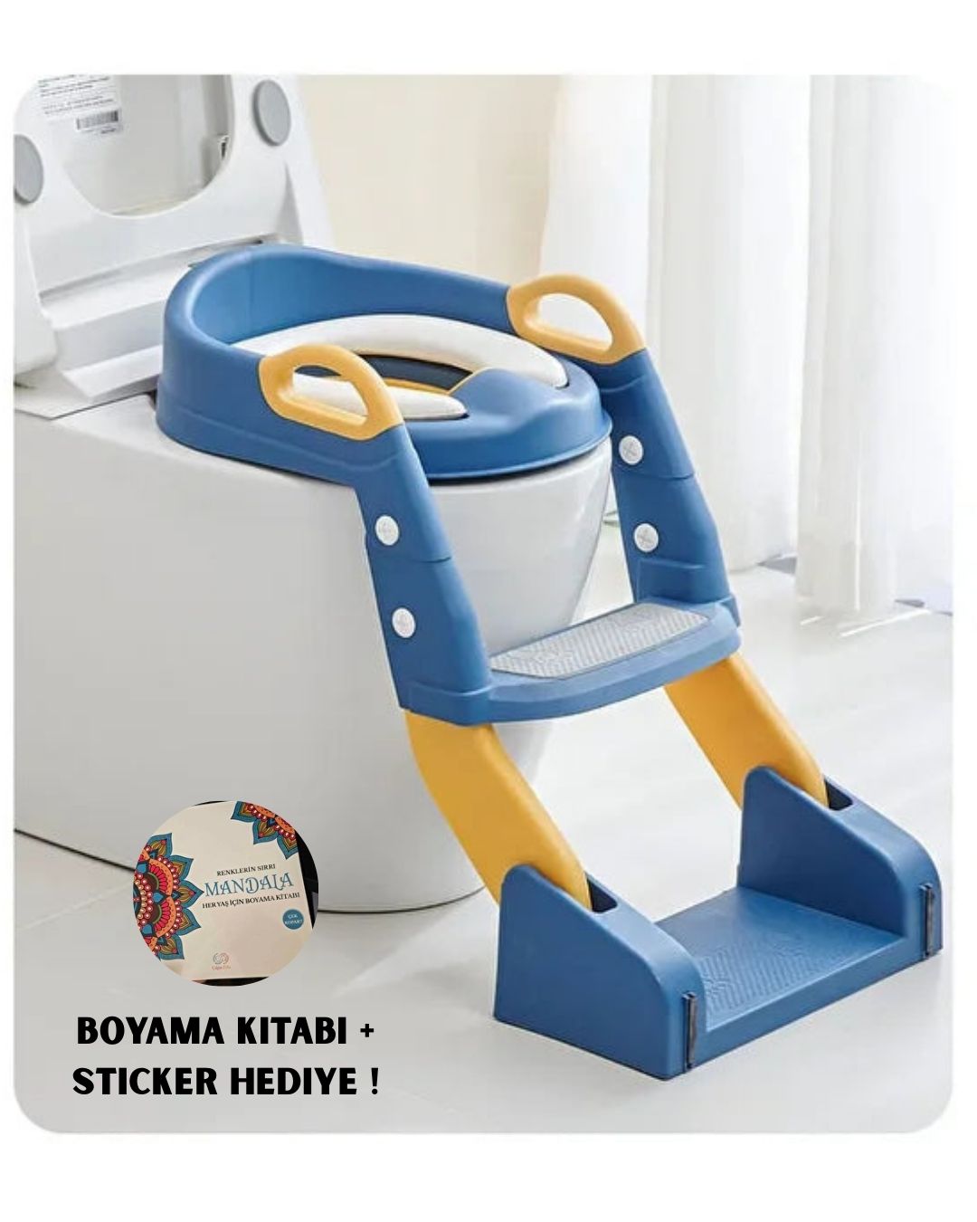 PottyBuddy Çocuklar İçin Ayaklı Klozet merdiveni